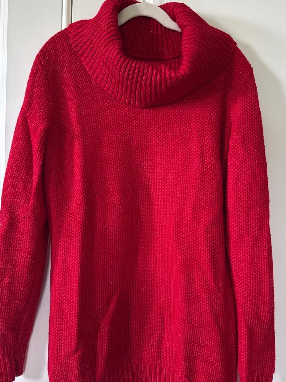 Apt. 9 Red Cowl Neck Sweater